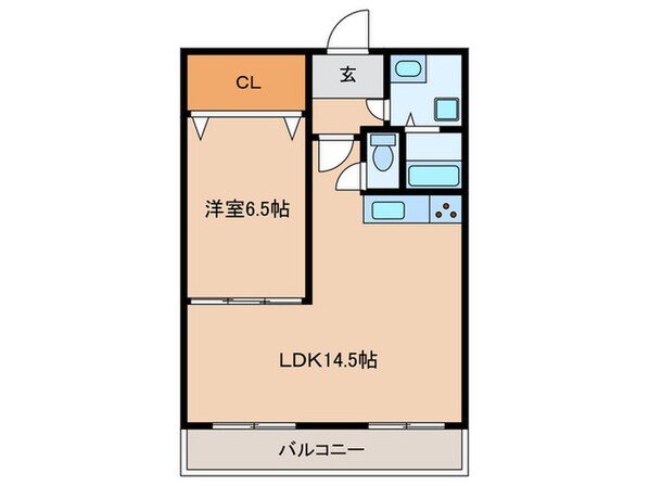 比枝コ－ポラス上町Ⅱの物件間取画像